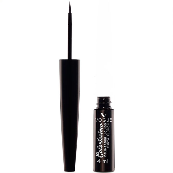 Delineador líquido Vogue Coloríssimo Negro X 4 Ml
