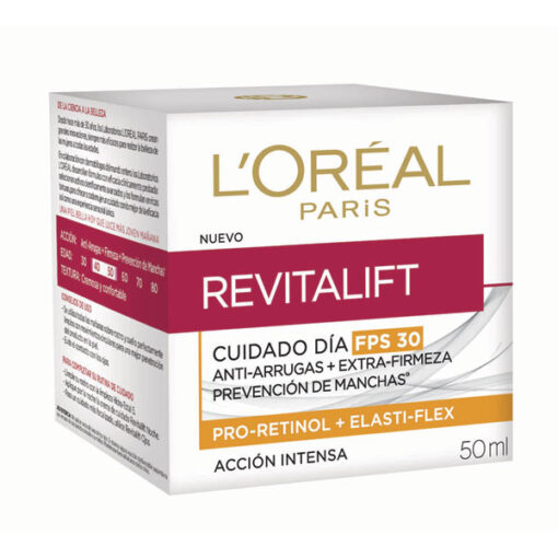 Crema anti-arrugas L'Oréal Revitalift Día X 50 Ml
