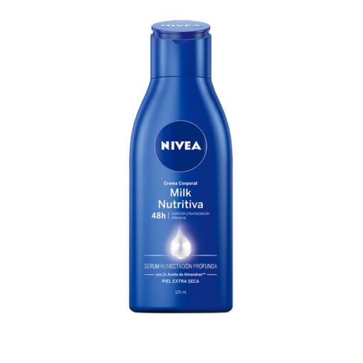 Crema corporal Nivea Milk Nutritiva X 125 Ml