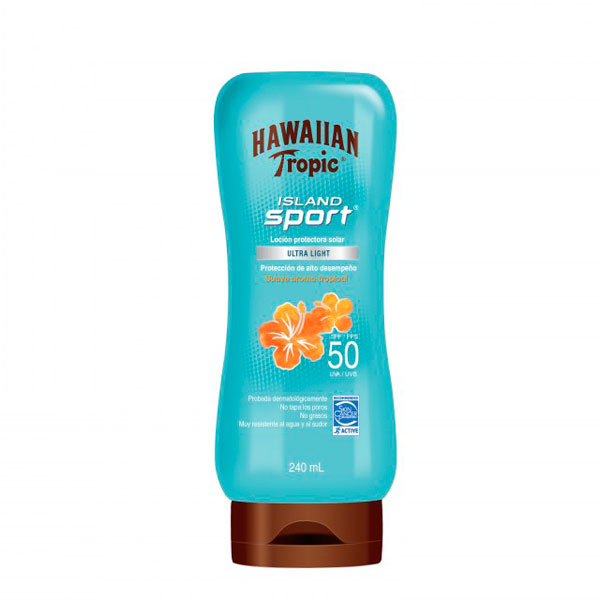 Protector solar Hawaiian Tropic Island Sport FPS 50 X 240 Ml