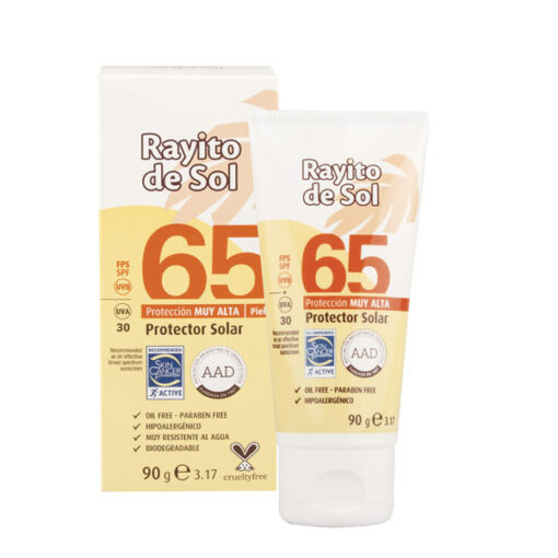 Protector solar Rayito de Sol FPS 65 X 91 Gr