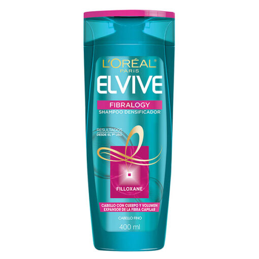 Shampoo Elvive Fibralogy Densificador X 400 Ml - Imagen 2