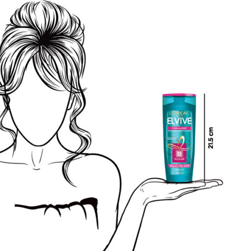 Shampoo Elvive Fibralogy Densificador X 400 Ml - Imagen 3