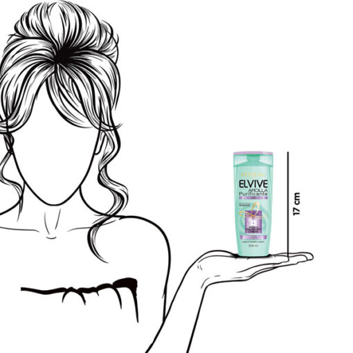 Shampoo Elvive Arcilla Purificante Detox X 200 Ml - Imagen 3