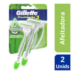 Máquina para afeitar Descartable Gillette Prestobarba3 Sensitive X 2 U