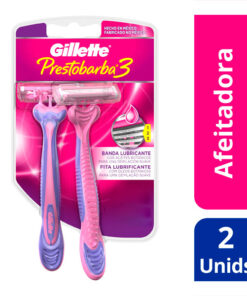 Máquina para afeitar Descartable Gillette Prestobarba3 X 2 U