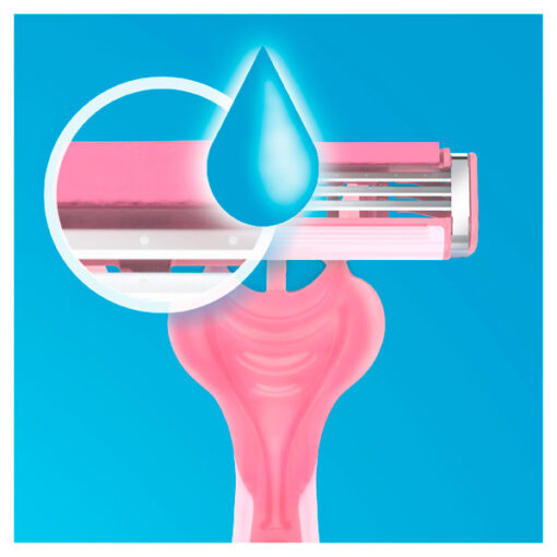 Máquina para afeitar Descartable Gillette Prestobarba3 X 2 U - Imagen 3