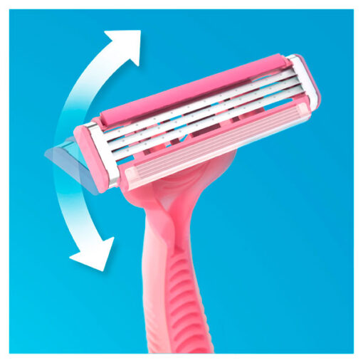 Máquina para afeitar Descartable Gillette Prestobarba3 X 2 U - Imagen 4