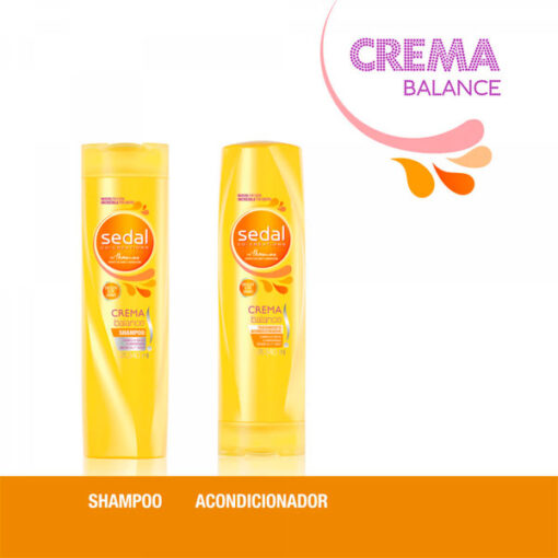 Shampoo Sedal  Crema Balance X 340 Ml - Imagen 5