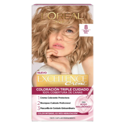 Tintura Permanente en Kit Excellence 8 Rubio Miel