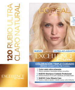 Tintura Permanente en Kit Excellence 120 Rubio Ultra Claro Natural