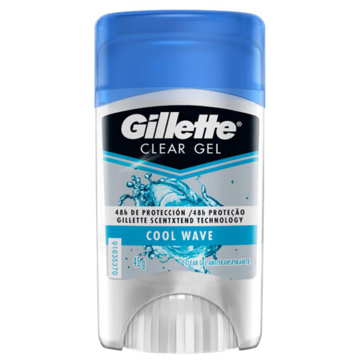 Antitranspirante en gel Gillette  Clear Gel Cool Wave X 45 Gr - Imagen 2