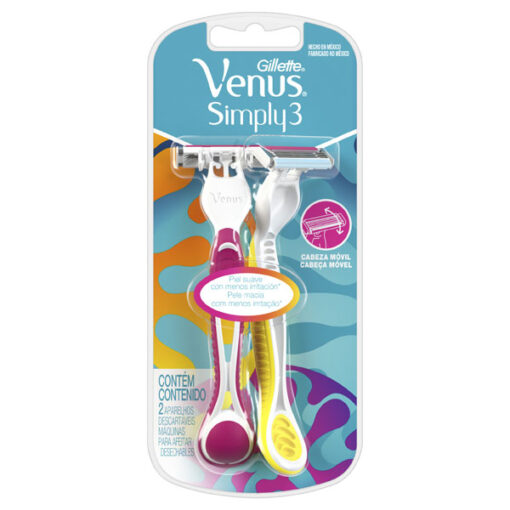 Máquina para afeitar Descartable Gillette Venus Simply3 X 2 U - Imagen 2