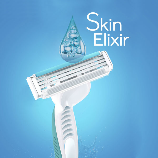 Máquina para afeitar Descartable Gillette Venus Simply3 Sensitive X 4 U - Imagen 5