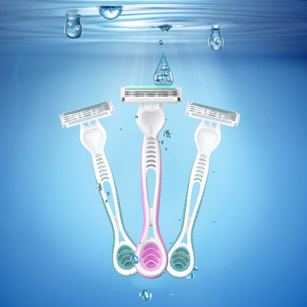 Máquina para afeitar Descartable Gillette Venus Simply3 Sensitive X 4 U - Imagen 6