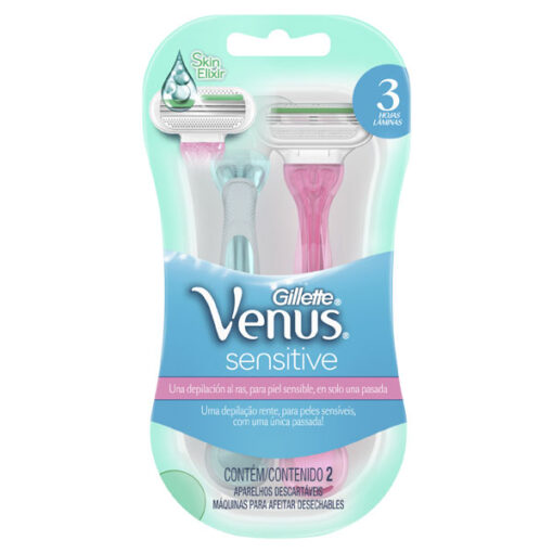 Máquina para afeitar Descartable Gillette Venus Sensitive X 2 U - Imagen 2