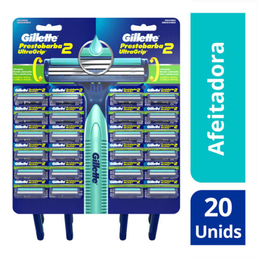 Máquina para afeitar Descartable Gillette Prestobarba2 Ultragrip X 24 U