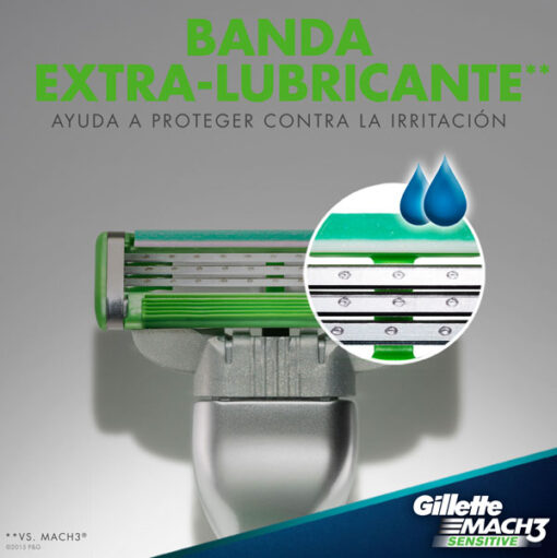 Máquina para afeitar Gillette Mach3 Sensitive - Imagen 4