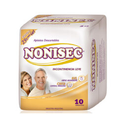 Apósitos Nonisec Incontinencia Leve X 10 U
