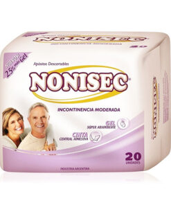 Apósitos Nonisec Incontinencia Moderada X 20 U