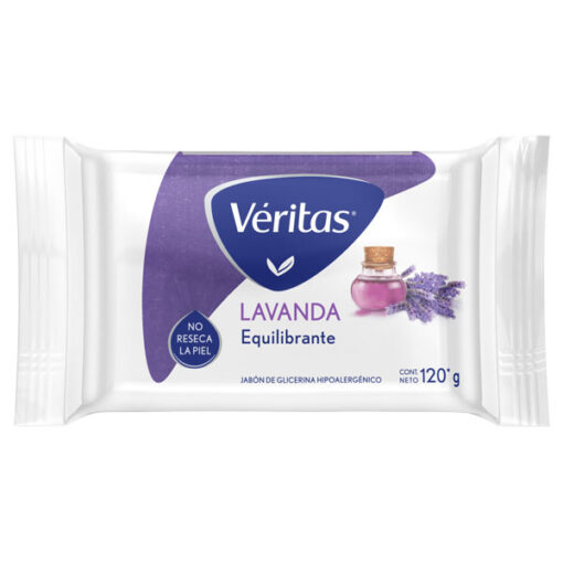 Jabon de Glicerina Veritas Lavanda X 120 Gr