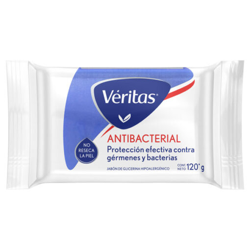 Jabon de Glicerina Veritas Antibacterial X 120 Gr