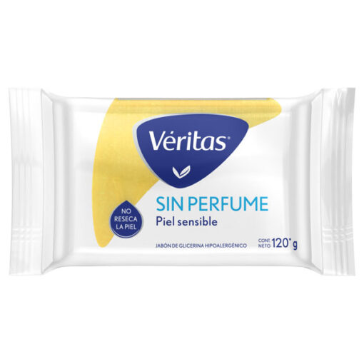 Jabon de Glicerina Veritas Sin perfume X 120 Gr