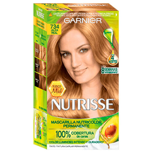 Tintura Permanente en Kit Nutrisse Clasico 734 Jalea Real