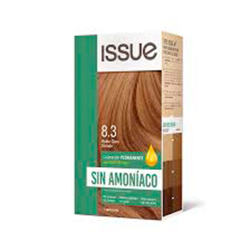 Tintura Issue Sin Amoniaco Rubio Claro Dorado 8.3 X Kit