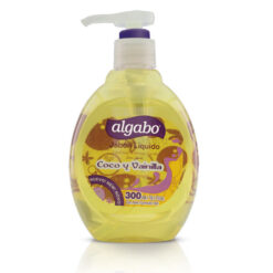 Jabon Liquido Algabo Valvula Coco y Vainilla X 300 Ml