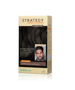 Shampoo Colorante Plumari Strategy Castaño Oscuro X Kit
