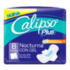 Toallas femeninas Calipso Plus Nocturna con gel X 8u