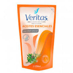 Jabon Liquido Veritas Repuesto Aceites Escenciales X 250ml