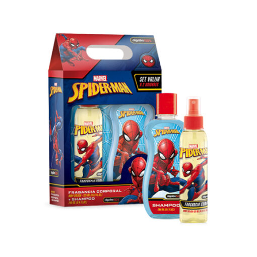 Set Body Splash y Shampoo Algabo Kids Spiderman X 2 U