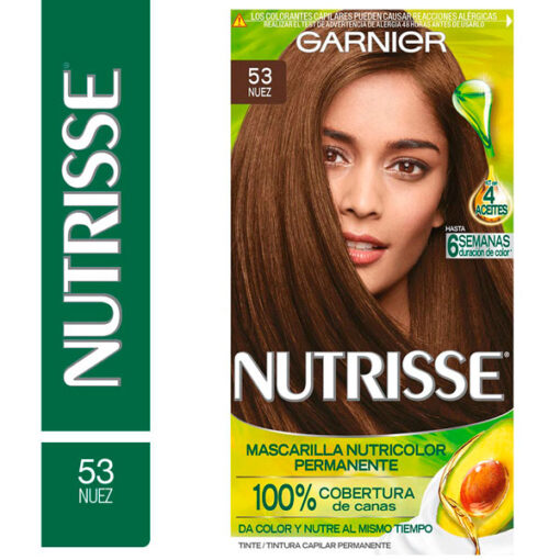 Tintura Permanente en Kit Nutrisse Clasico 53 Café Amaretto