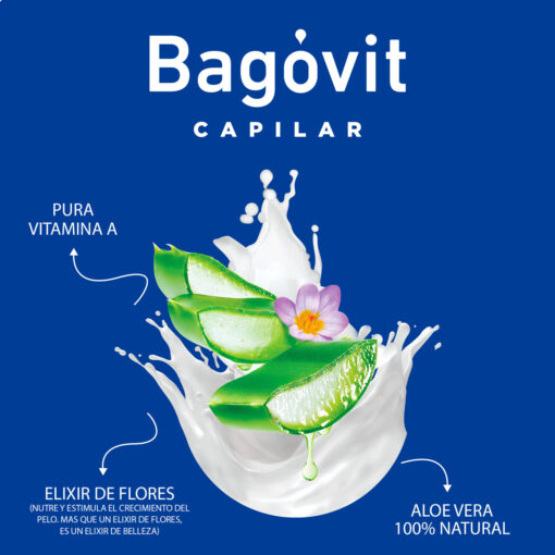 Shampoo Bagóvit Pelo Largo Sin Frizz X 350 Ml - Imagen 3