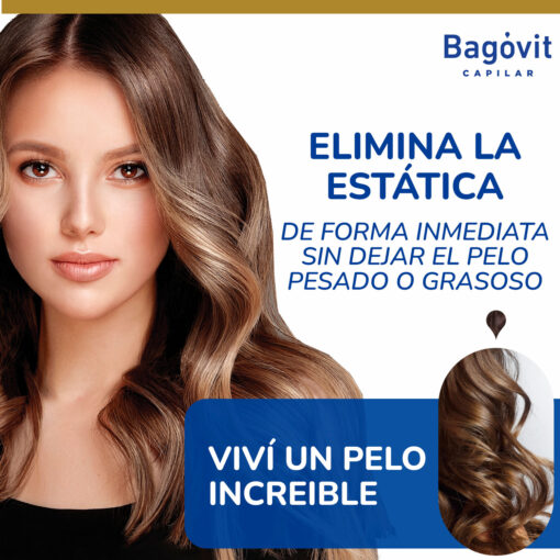 Shampoo Bagóvit Pelo Largo Sin Frizz X 350 Ml - Imagen 6