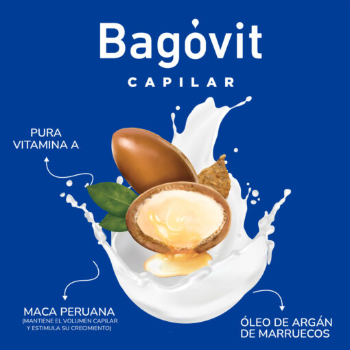 Shampoo Bagóvit Reparación Intensiva X 350 Ml - Imagen 3