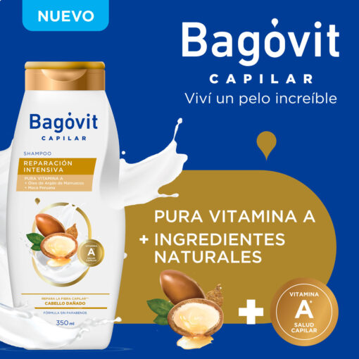 Shampoo Bagóvit Reparación Intensiva X 350 Ml - Imagen 4