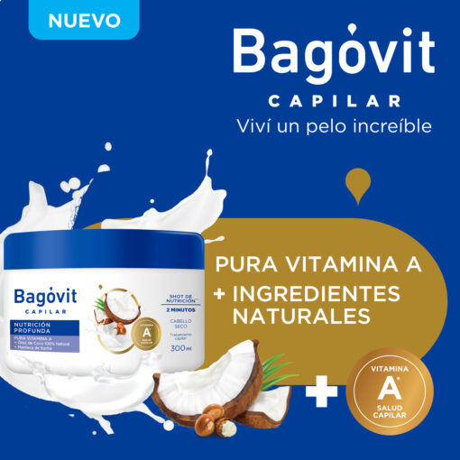 Crema de Tratamiento Bagóvit Nutrición Profunda X 300 Ml - Imagen 6