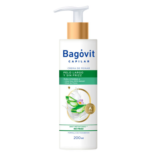 Crema para peinar Bagóvit Pelo Largo Sin Frizz X 200 Ml