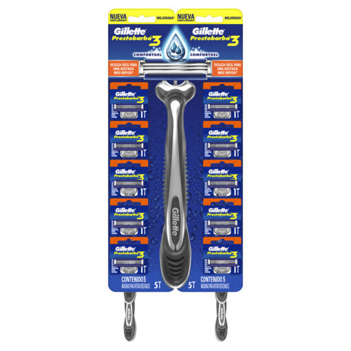 Máquina de Afeitar Gillette Prestobarba  X 10 U