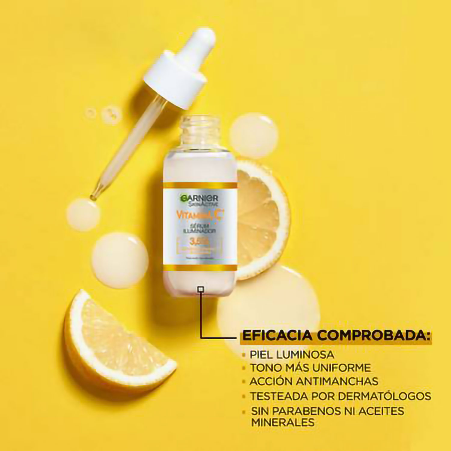Serum Facial Iluminador Garnier Skin Active Vitamina C X 30 Ml - Imagen 4