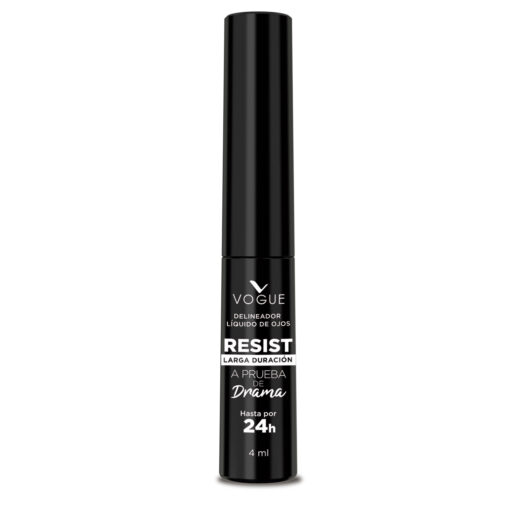 Delineador Liquido Vogue Resist Negro X 4 Ml