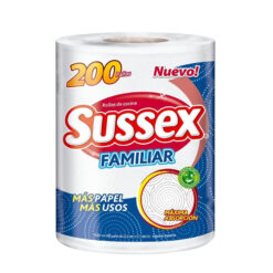 Rollo de Cocina Sussex Familiar Doble Hoja 200 paños