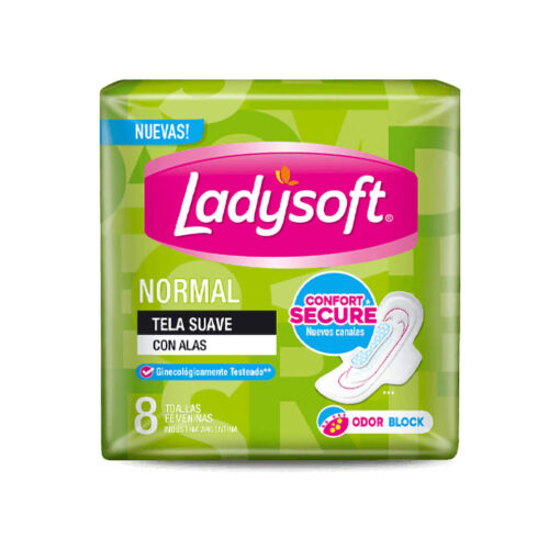 Toallitas Ladysoft Normal suave X 8 U