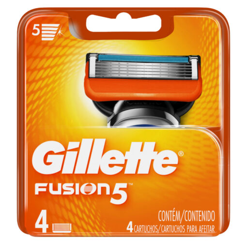 Repuesto Máquina de Afeitar Gillette Fusion5  X 4 U