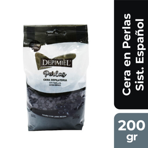 Cera en Perlas Depimiel Negra X 200 Gr - Imagen 2