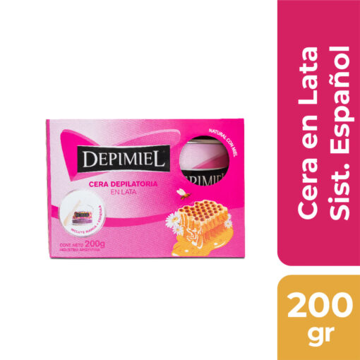 Cera Depilatoria en Lata Depimiel Natural X 200 Gr - Imagen 2