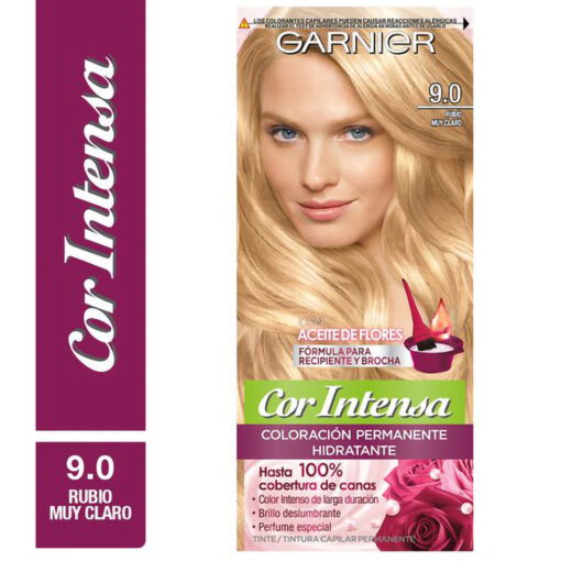Tintura Permanente en Kit Nutrisse Cor Intensa 9.0